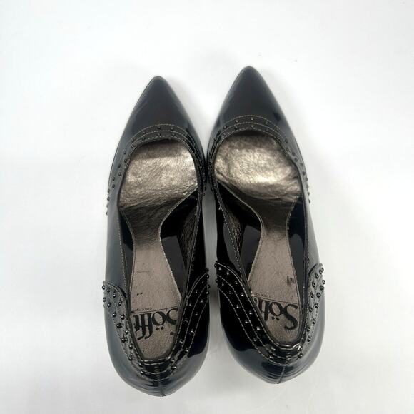 Sofft Womens 1052715 Chocolate Brown Patent Leather Pointed Toe Pump Heels Sz 9M - Picture 9 of 12